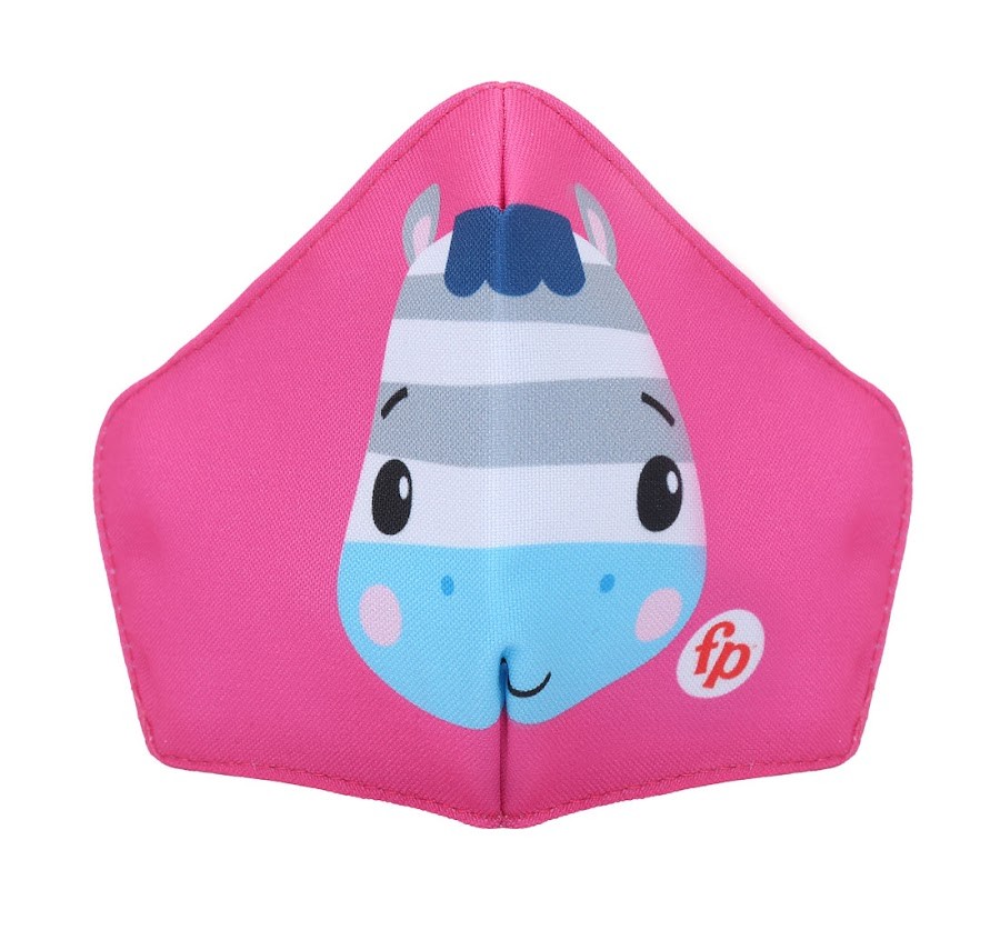 Tapabocas Fisher Price Niños Cebra x 1Und