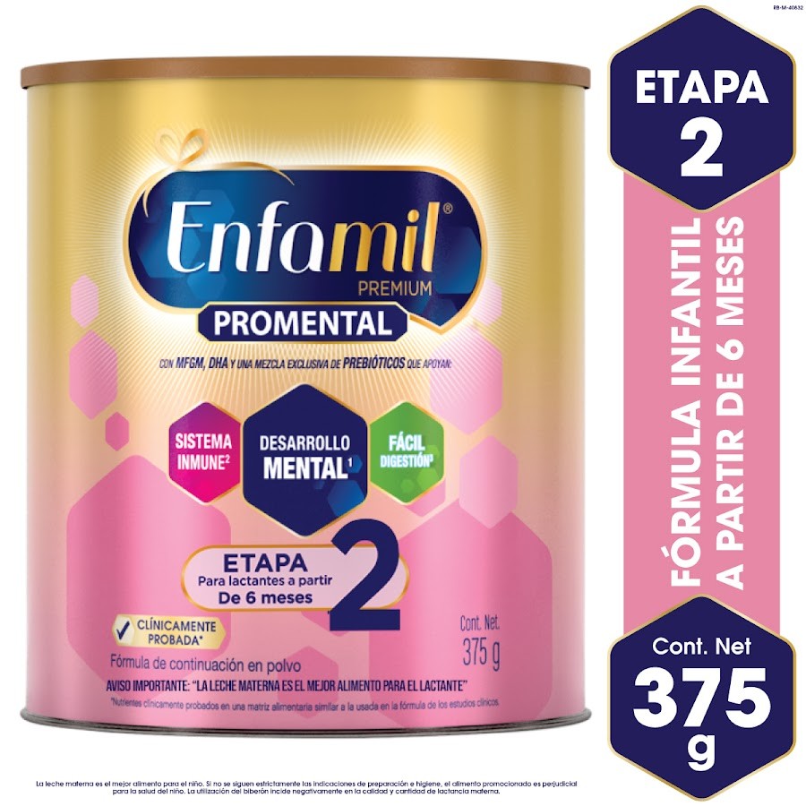 FORMULA INFANTIL ENFAMIL PREMIUM 2 DHA+MFGM X375G.
