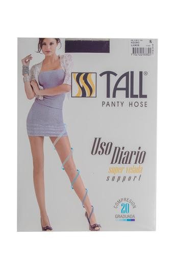 Medias Tall Panty Hose Uso Diario Súper Velada L Negro X1Und.