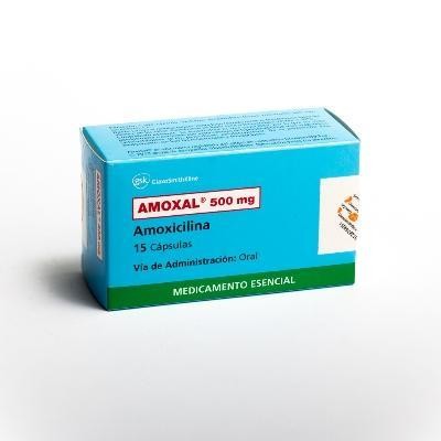 Amoxal 500Mg Cápsulas Caja x15Cap GSK Amoxicilina
