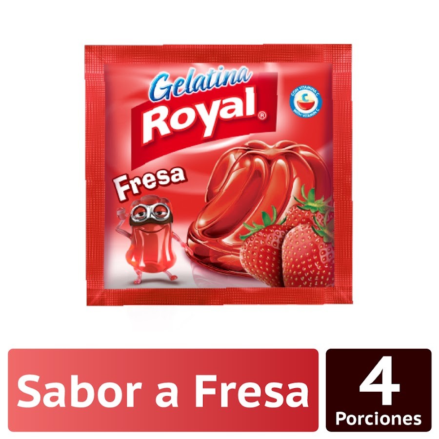 Gelatina Royal Sabor a Fresa x 40Gr