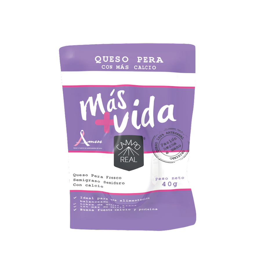 Queso Pera Mas Vida Campo Real x 40Gr