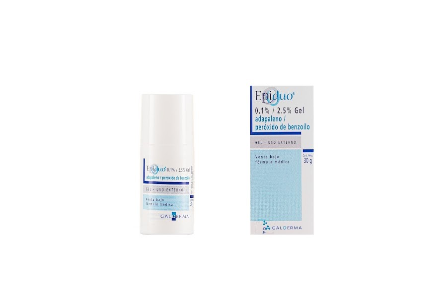 EPIDUO 0.1/2.50 PORCIENTO GEL TUB.X30G  ADAPALENO PERÓXIDO DE BENZOÍLO