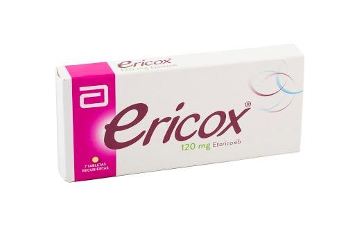 Ericox 120mg tabletas Caja x7tab LAFRANCOL Etoricoxib
