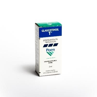 Glaucotensil T 2/0.5% Solución Oft. Fco.x5ml. POEN Dorzolamida Timolol