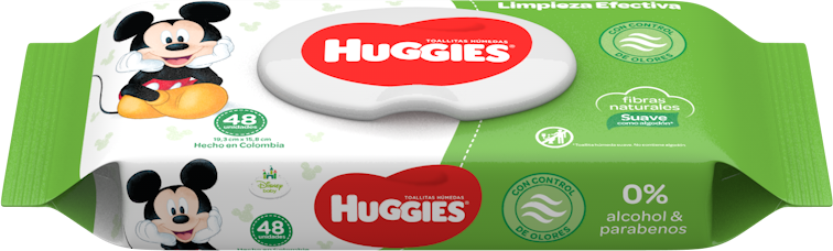 **Toallitas Humedas Huggies Active Fresh x 48Und