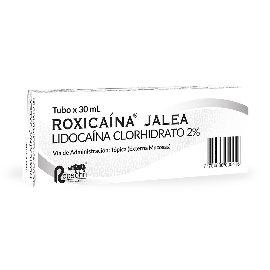Roxicaina 2% Jalea Tubo X30Ml. Ropsohn Lidocaína