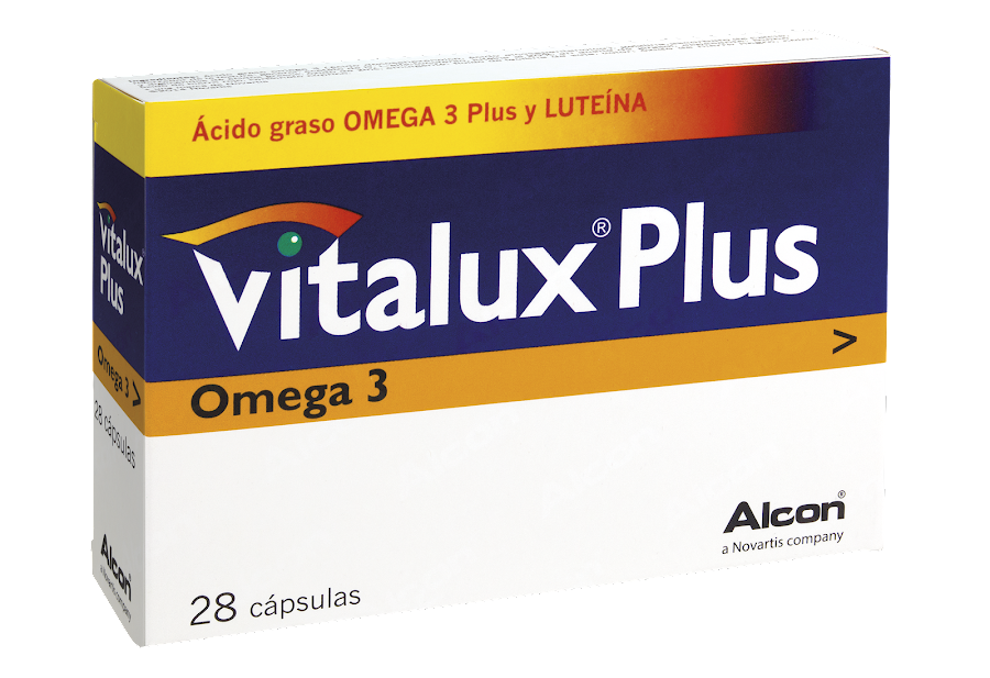 Vitalux Plus Omega3 Cápsulas Frasco X28Cap. Novartis Vitaminas