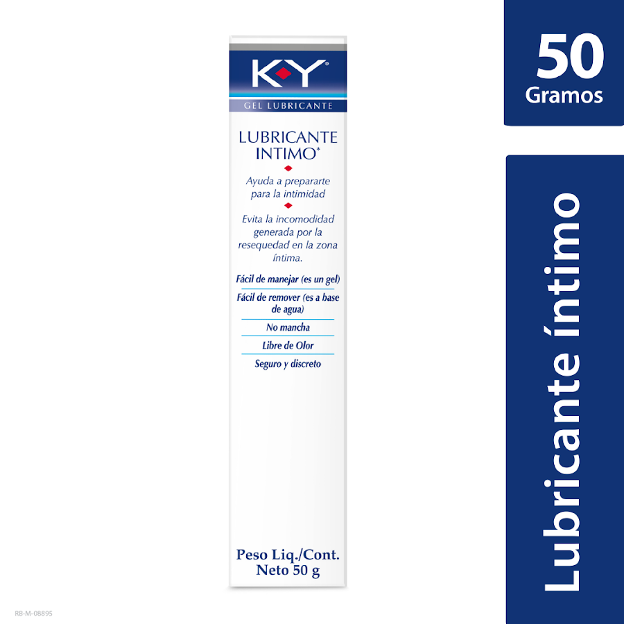Lubricante íntimo K-Y gel Transparente x50g.