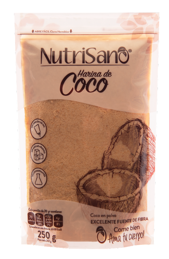 Harina de Coco Nutrisano x 250gr