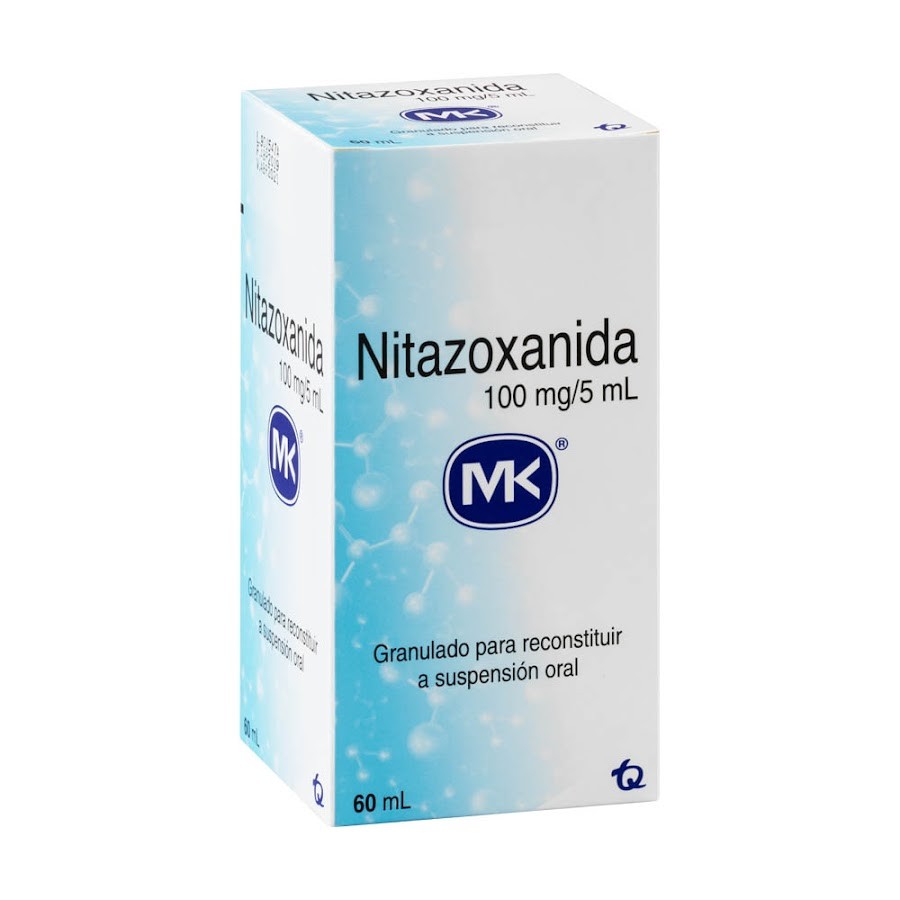Nitazoxanida MK 100mg Polvo Frasco x60ml.