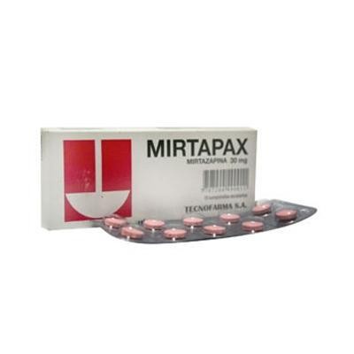 Mirtapax 30Mg Comprimidos Caja x30Com. Tecnofarma Mirtazapina