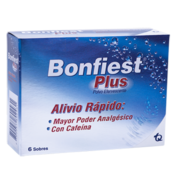 Bonfiest Lua Plus Caja X 6 Sobres TQ Acido Acetilsalicilico