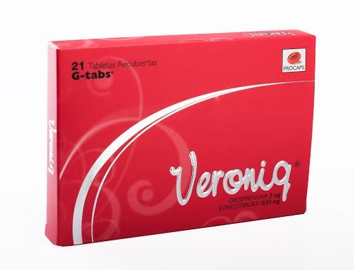 Veroniq G-Tabs 3/0.03Mg Caja x21Tab. PRO Drospirenona Etinilestradiol