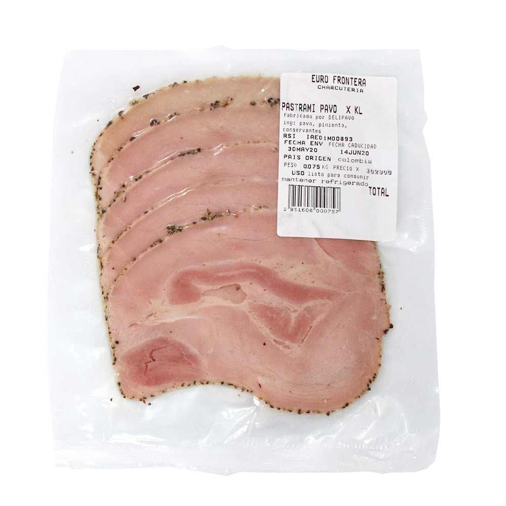 PASTRAMI PAVO DELIPAVO