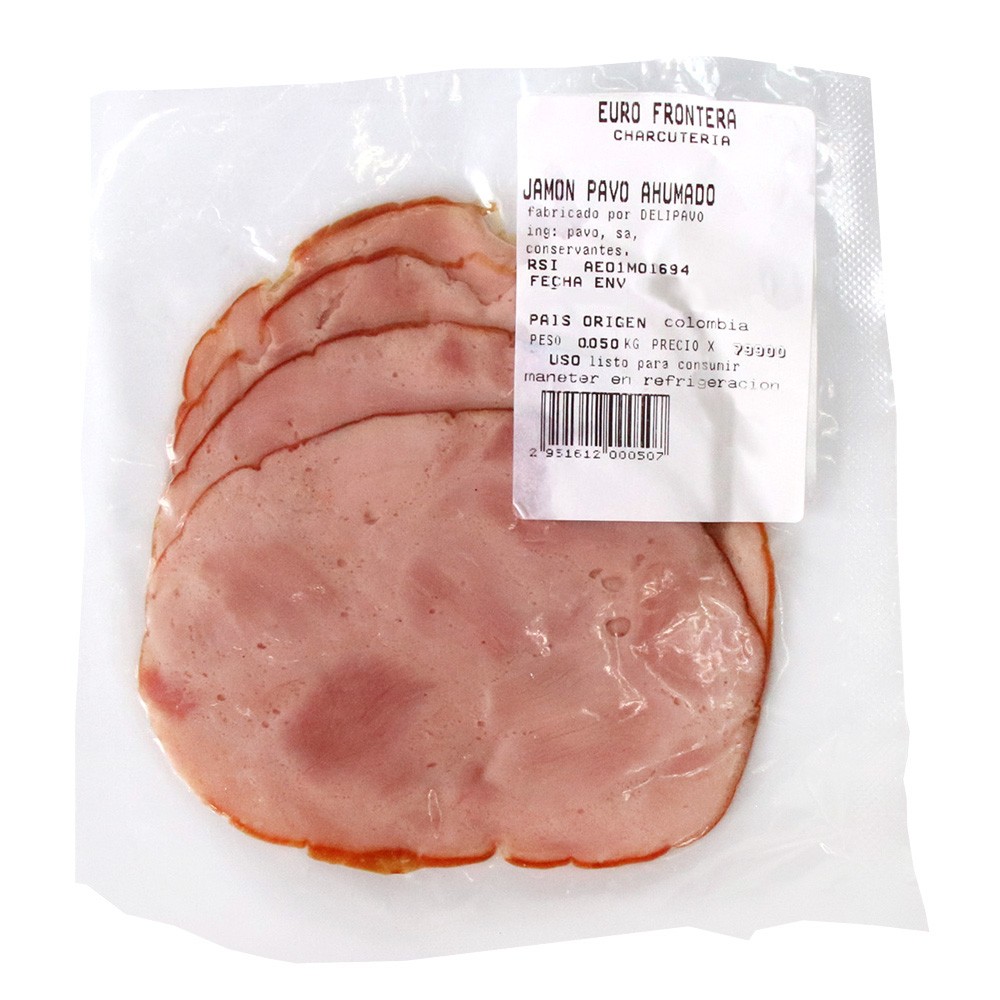 JAMON PAVO AHUMADO DELIPAVO