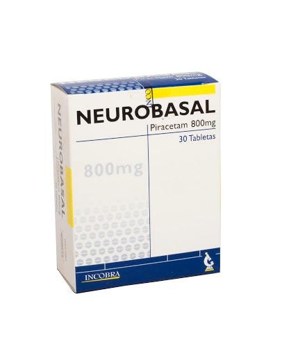 Neurobasal 800Mg. Tabletas Caja x30Tab. Incobra Piracetam