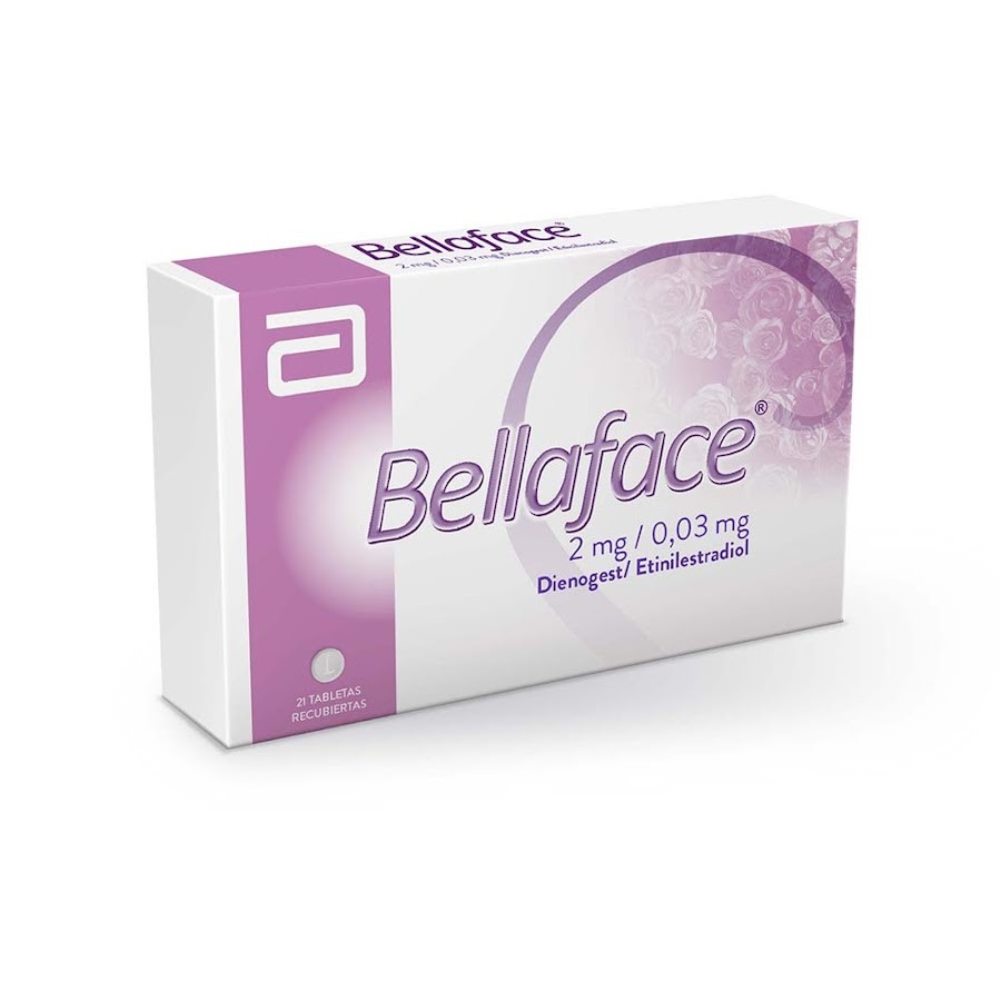 Bellaface 2/0.03mg Tab Caja x21Tab LAFRANCOL Dienogest Etinilestradiol