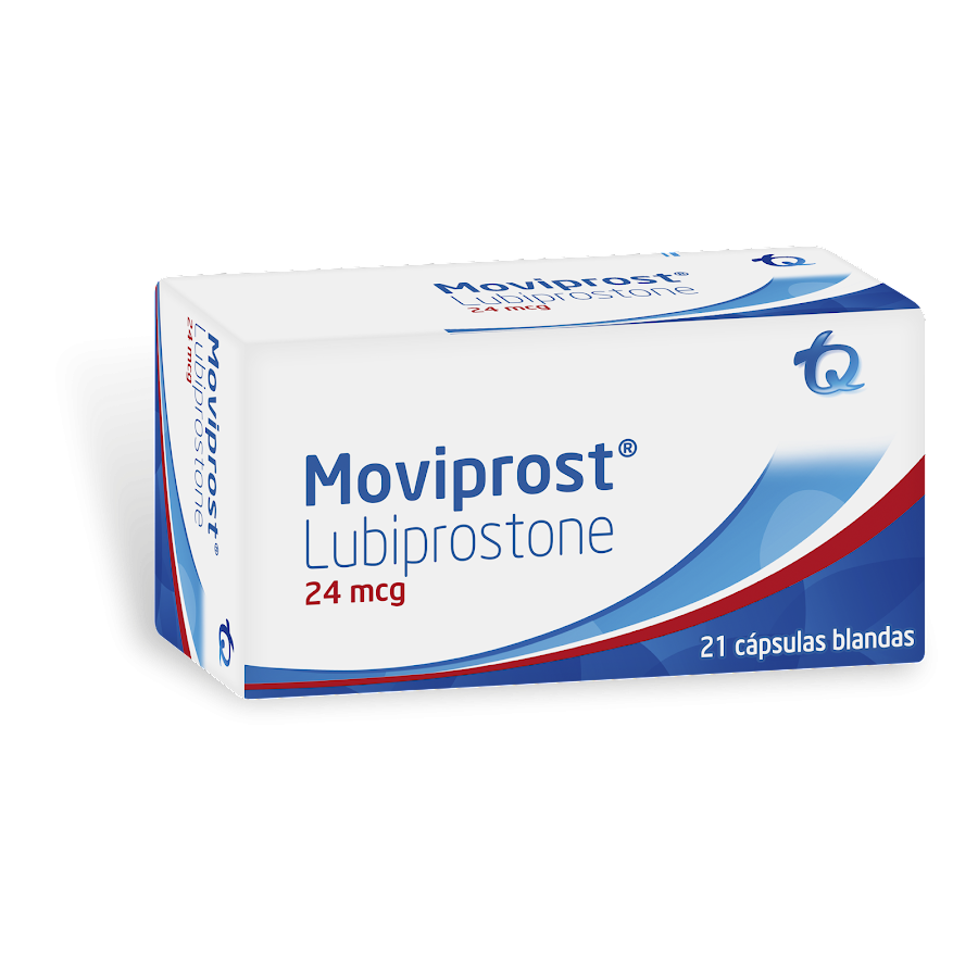 MOVIPROST 24Mcg Cápsulas Caja x21Cap. TQ Lubiprostone