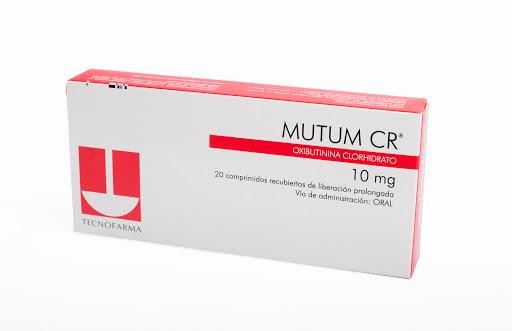 MUTUM CR 10MG TABLETAS CAJA X 20 TAB. TECNOFARMA OXIBUTIN