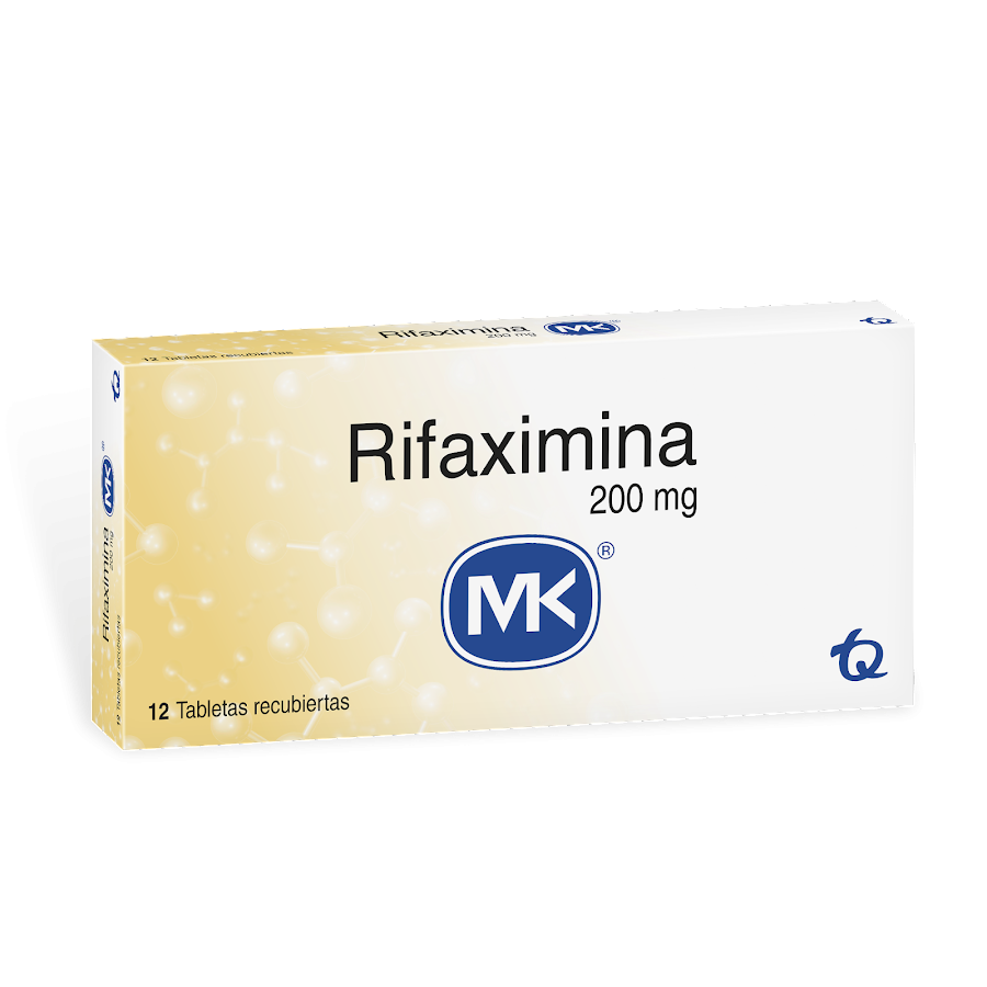 Rifaximina 200mg MK Caja x 12Tab