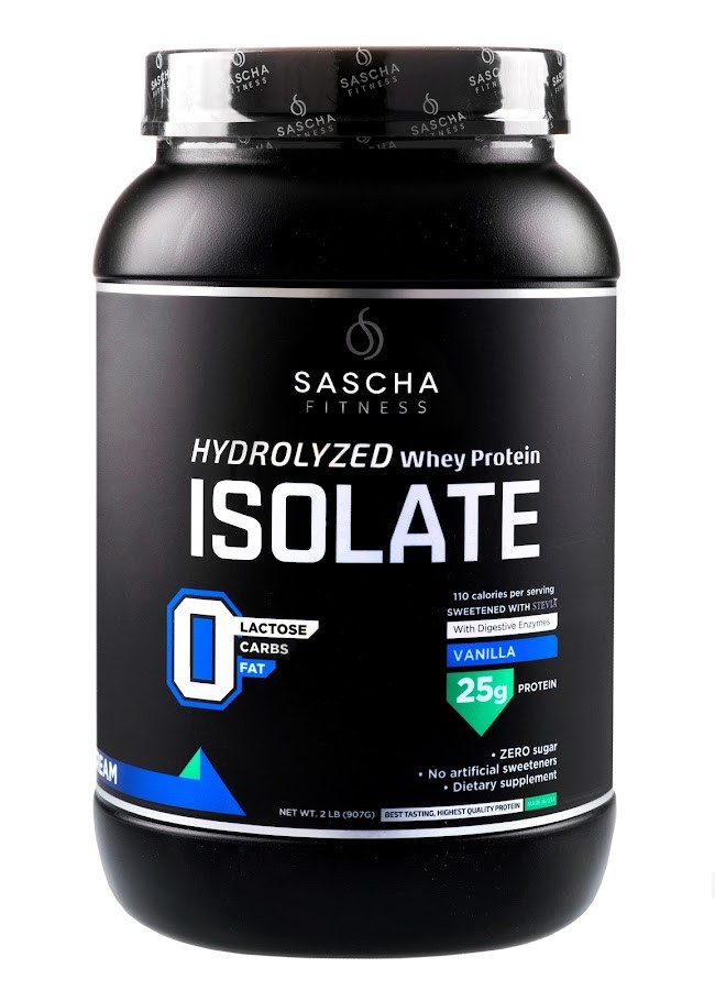 Proteina Isolate Sascha Fitness Vainilla x 907gr