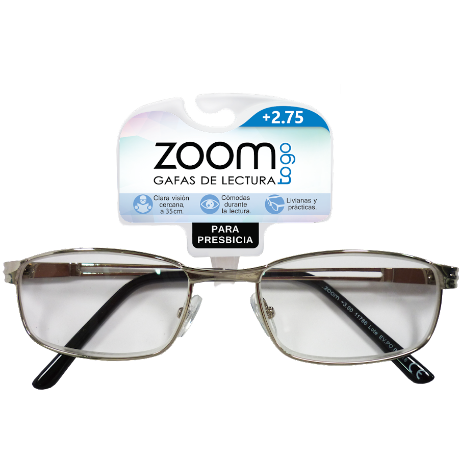 Gafas Zoom Togo Lectura Metals 2 Aumento 2.75 X1Und.