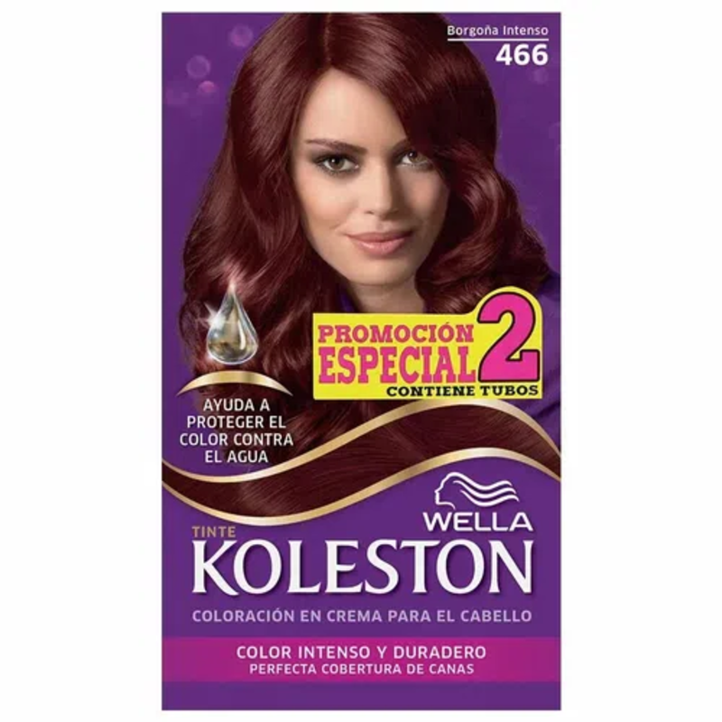 Tinte Wella Koleston Borgoña Intenso X 1Und Promocion Especial 2 Tubos