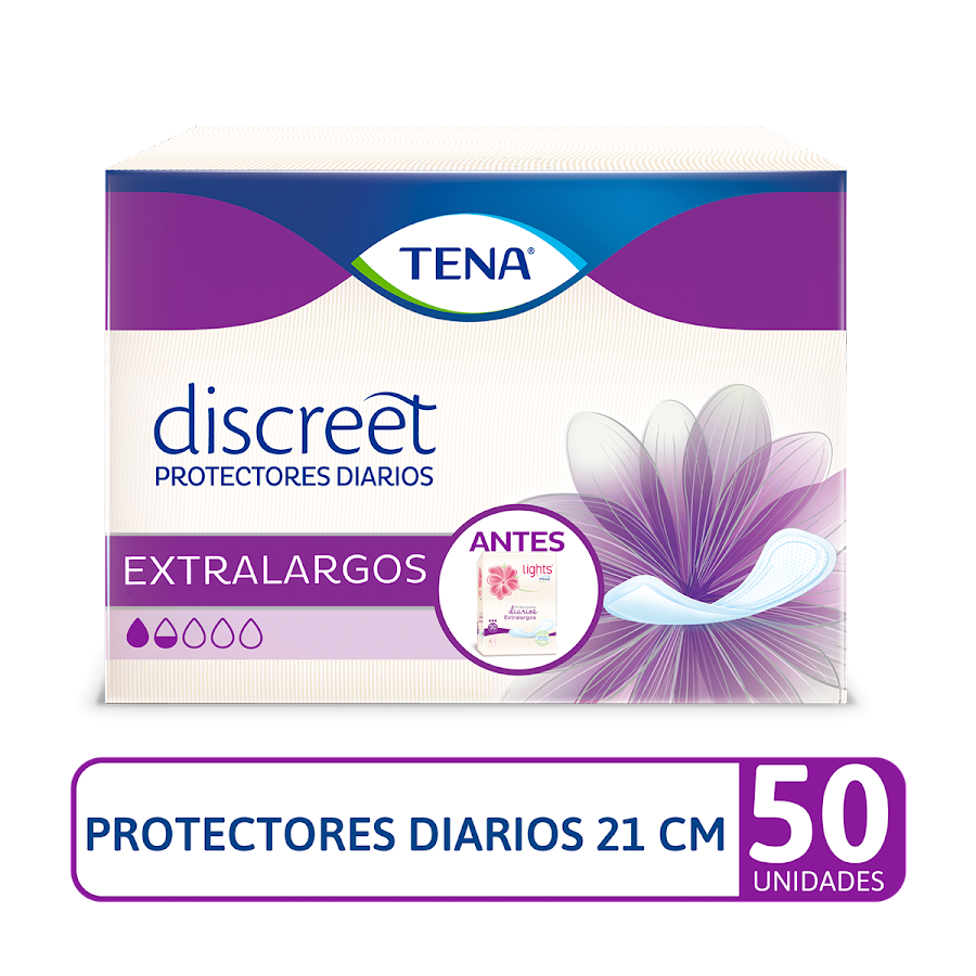 Protectores Diarios TENA Discreet Extralargo 2x50