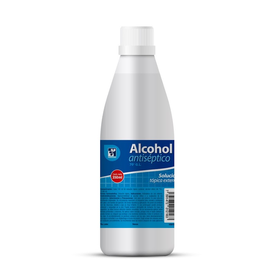 Alcohol Antiseptico Farmatodo x 350Ml