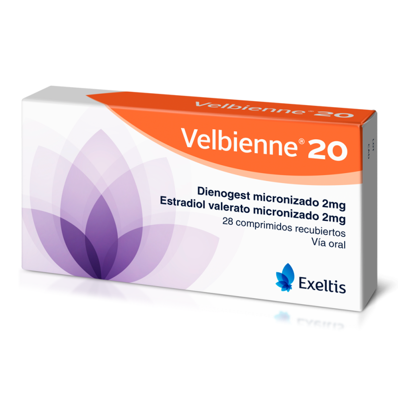 Velbiene 20mg Caja x 28 dienogest estradiol valerato