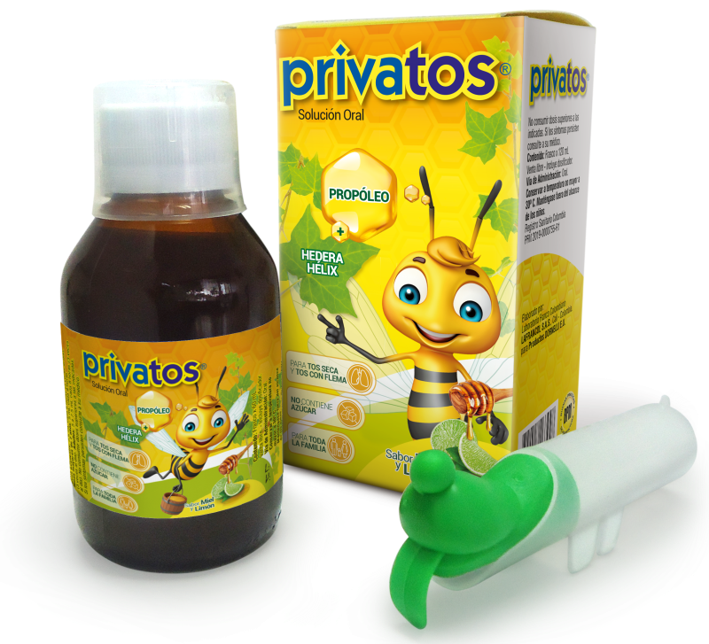 PRIVATOS 0.7/0.1% Jar. Fco. x120ml SYN Hedera Helix Propóleo