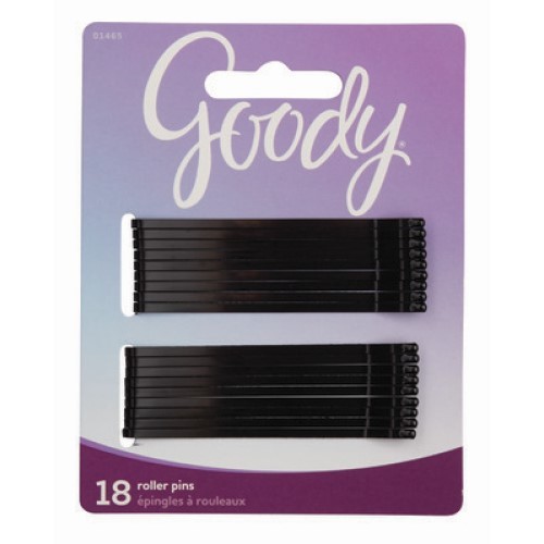 Pinzas Negras grandes Goody x 18 unds
