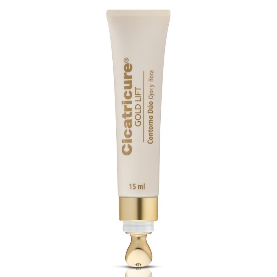 Crema Facial Cicatricure Contorno de ojos y boca Antiarrugas Antiedad Gold Lift 15 G