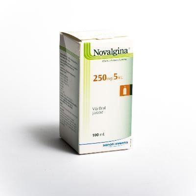 Novalgina 250Mg/5Ml Jarabe Frasco X100Ml. Sanofi Dipirona Sódica