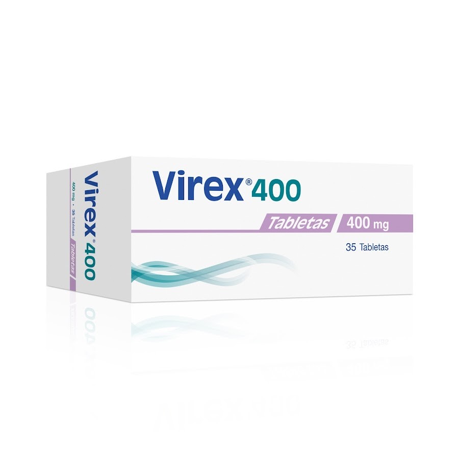 Virex 400Mg Tabletas Caja x35Tab Aciclovir