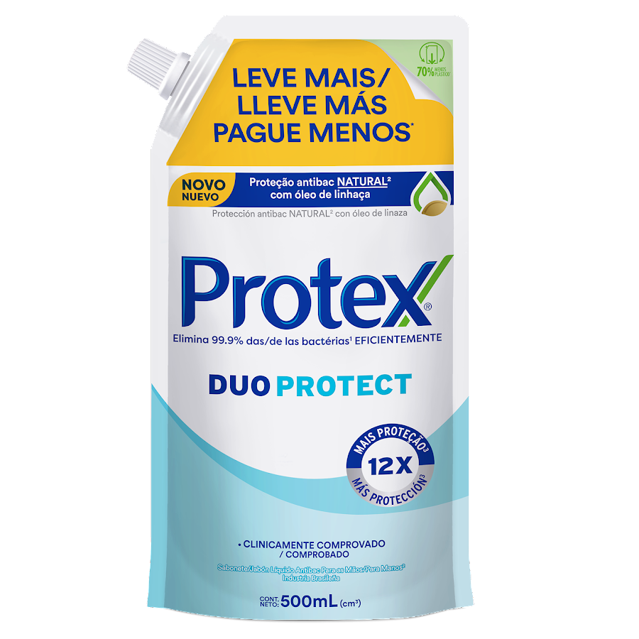 Jabón Líquido Protex Duo Protect x500ml