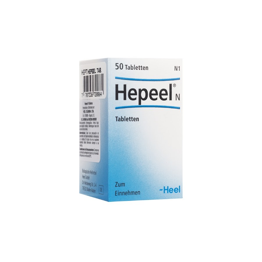 Heepel Tabletas Caja X50Tab. Heel Medicamento Homeopático