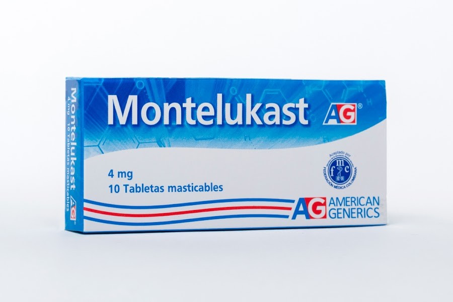 Montelukast 4mg AG caja x 10 tabletas