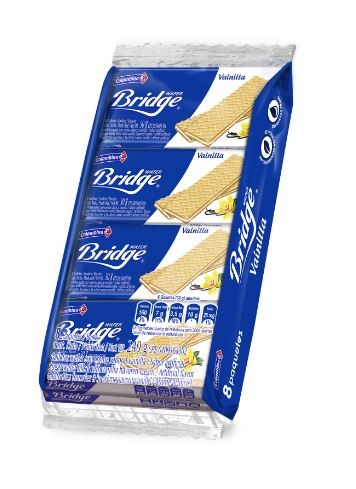 Galleta Bridge Vainilla x 8 Paquetes