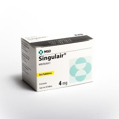 Singulair Pediátrico 4Mg Granulado Caja x30Sob. MSD Montelukast