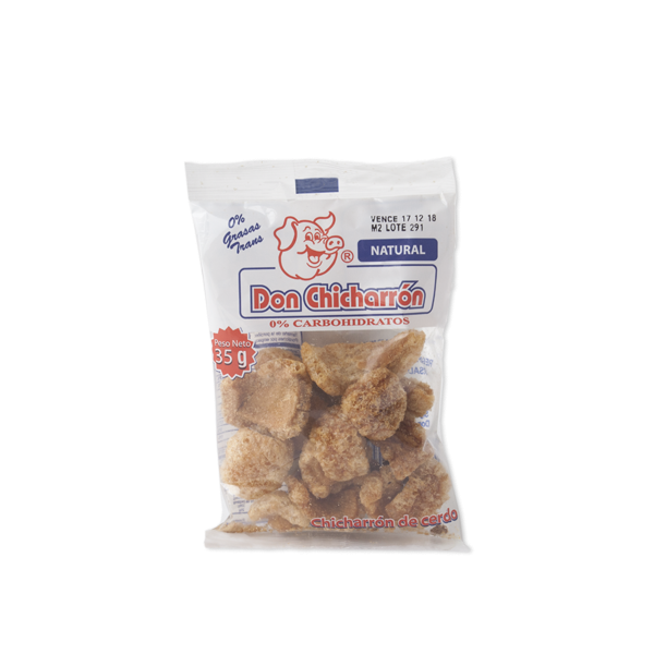 Chicharrones Don Chicharrón Sabor Natural Paquete x 35 Gramos