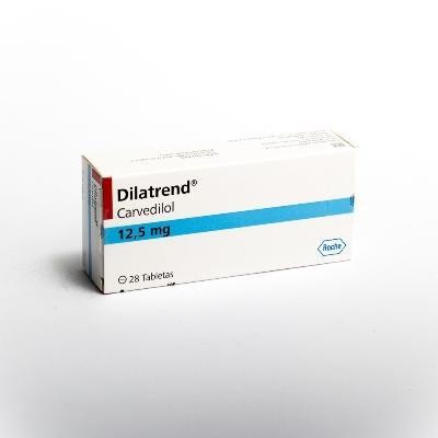 Dilatrend 12.5Mg Tabletas Caja X28Tab. Pfizer Carvedilol