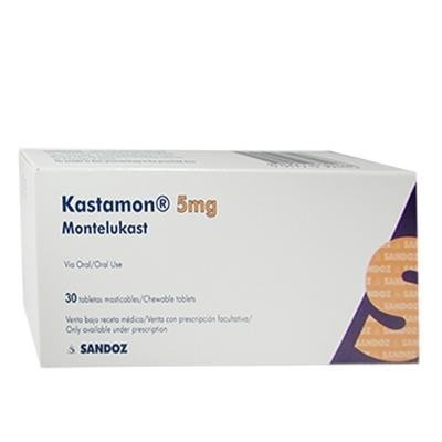 Kastamon 5Mg Tabletas Caja X30Tab Sandoz Montelukast Sódico