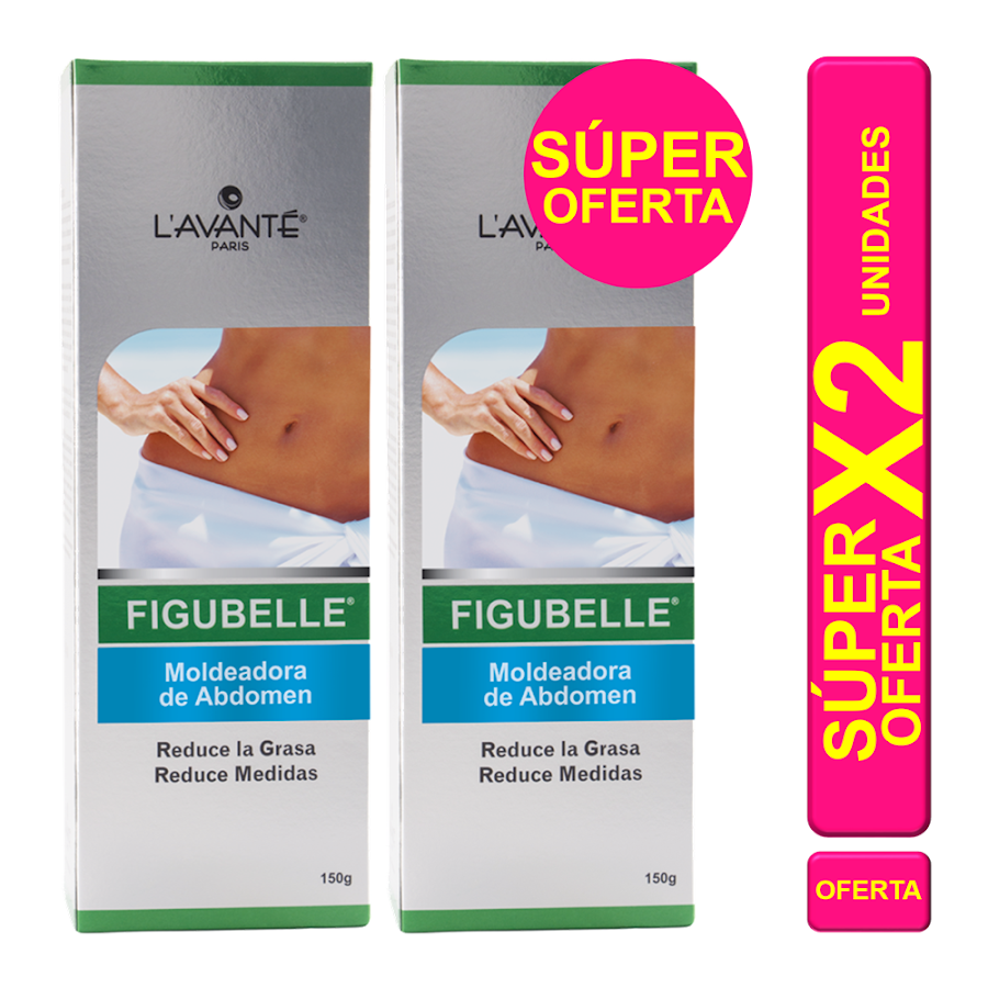 OFT GEL FIGUBELLE MOLDEADOR DE ABDOMEN X2UND PARA HOMBRE Y MUJER