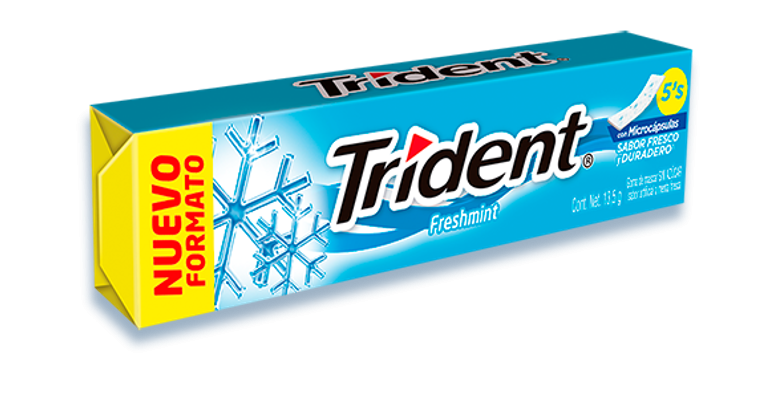 Chiclet Trident Stick 5  S Freshmint x 13,5 gr