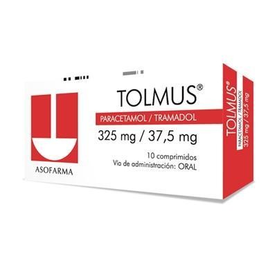 Tolmus 325/37.5Mg Comprimidos Caja X10Com Aso Paracetamol Tramadol