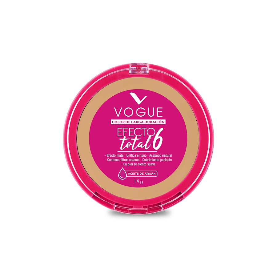 Polvo Vogue Efecto Total 6 Avellana x14gr
