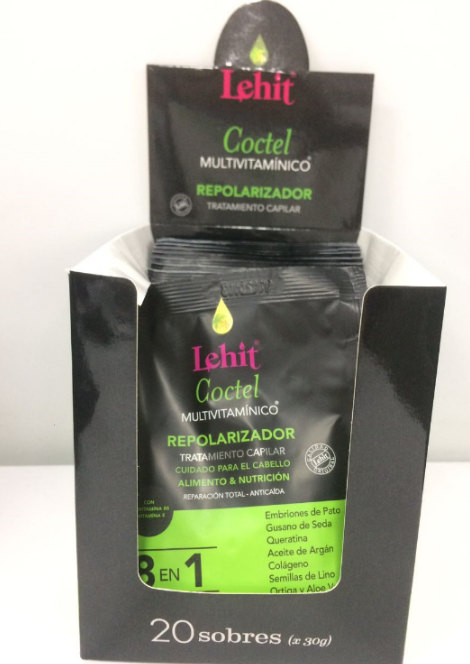 Ampolla en Sachet Lehit Coctel 8 En 1 x 1 Unidad