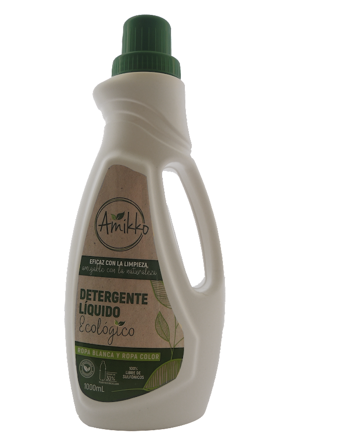 Detergente Liquido Amikko Ropa Blanca Y Ropa Color x 1000ml